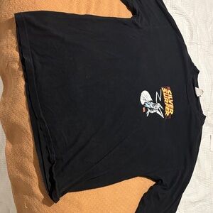 Black Silver Surfer Marvel Vintage long sleeve shirt